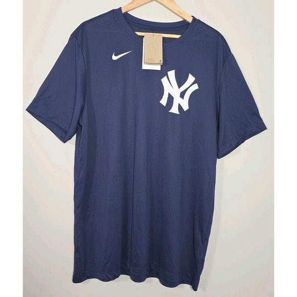 Nike Other - Nike NY Yankees Dri-FIT T-Shirt XL Blue MLB Logo New With Tags